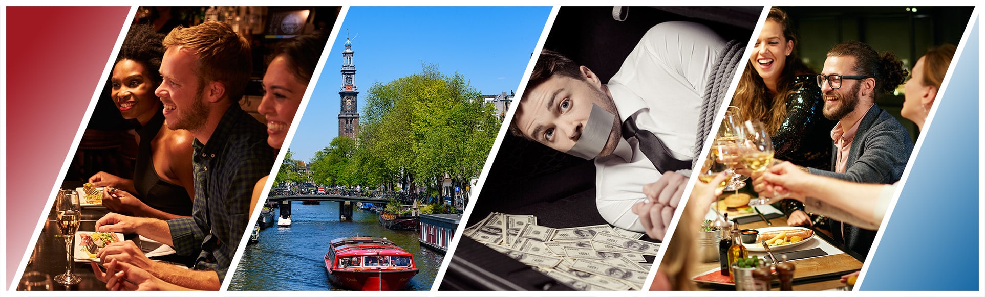 Happen varen zoek de directeur Amsterdam bedrijfsuitje