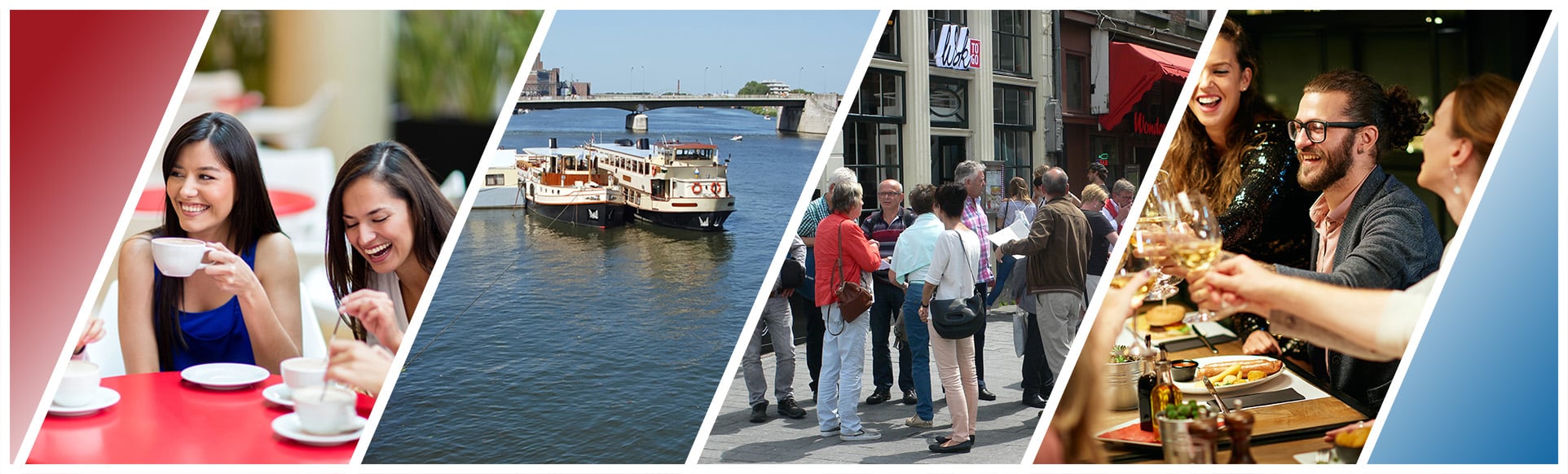 Rondvaart met stadswandeling bedrijfsuitje