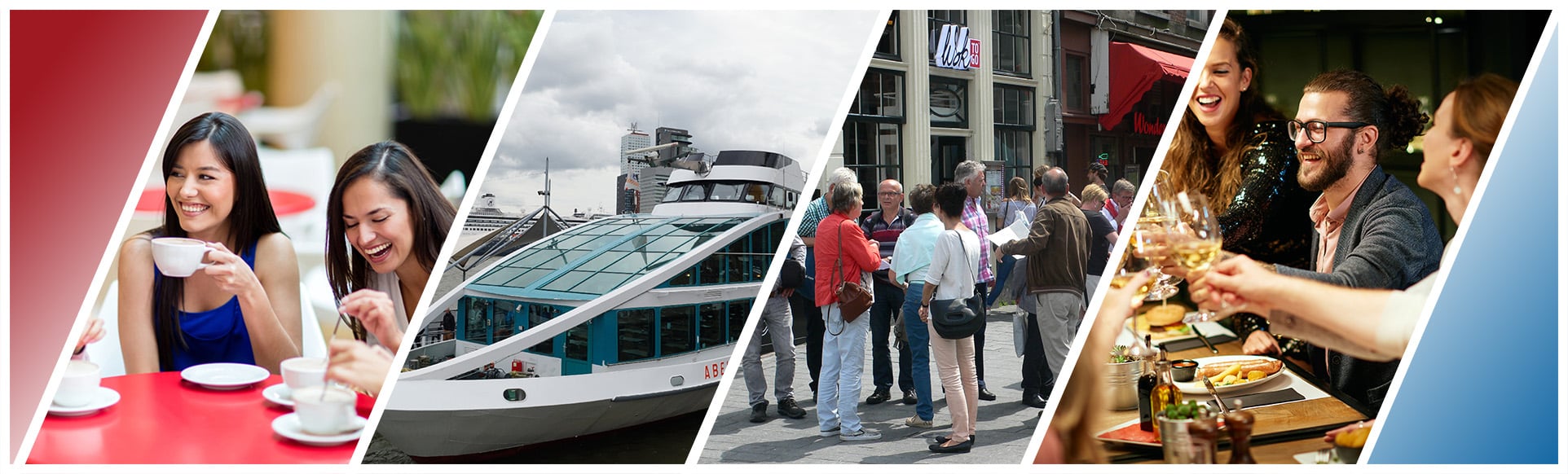Rondvaart met stadswandeling